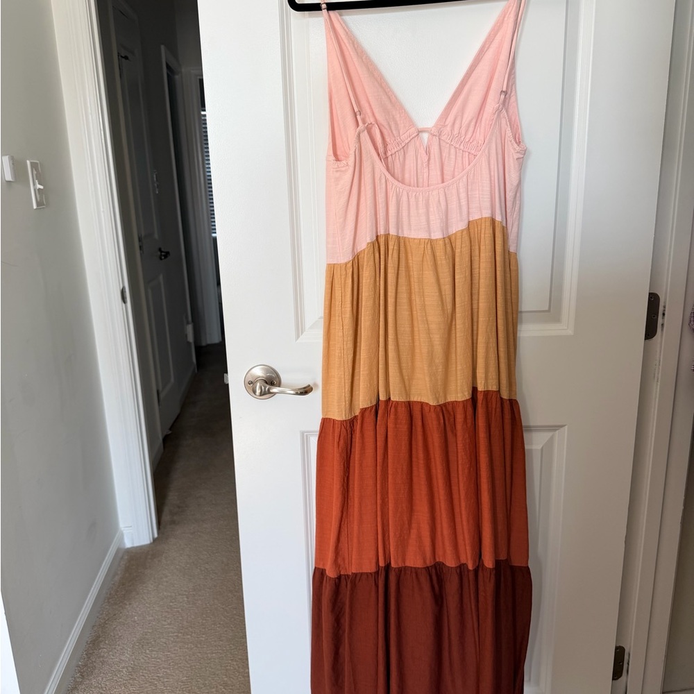 Anthropologie The Raya Colorblock Maxi Dress - Picture 2 of 4